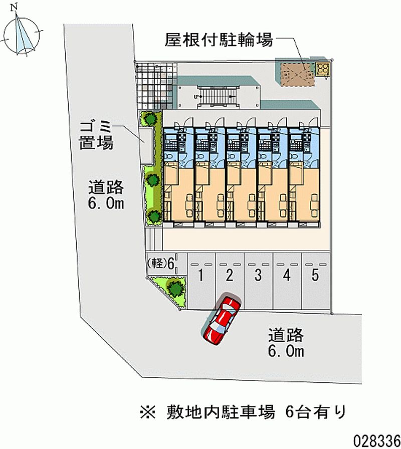 レオパレスヒルズ日野Ⅱ 月極駐車場