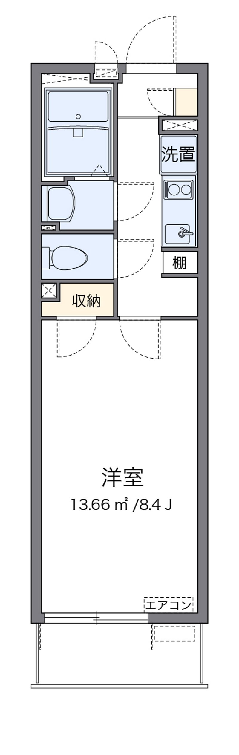 クレイノルナ　ルミエール三郷 間取図