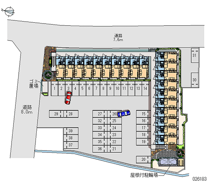 26183 Monthly parking lot