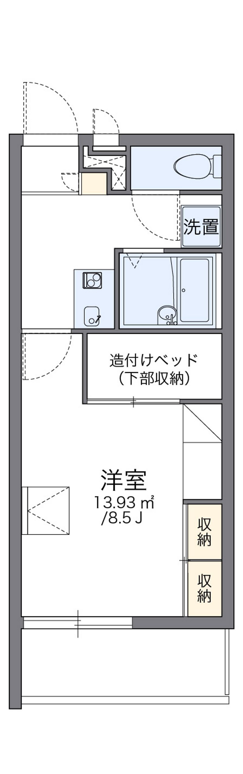 leopalace Villa Choshi Floor plan