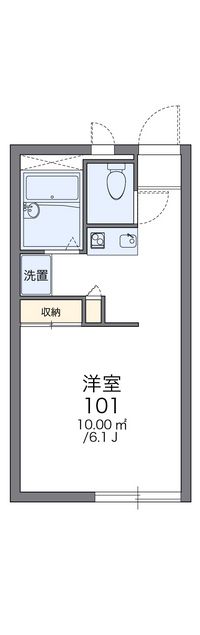 レオパレス池上台Ⅱ 間取図