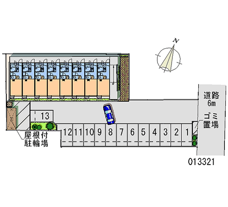 13321 Monthly parking lot