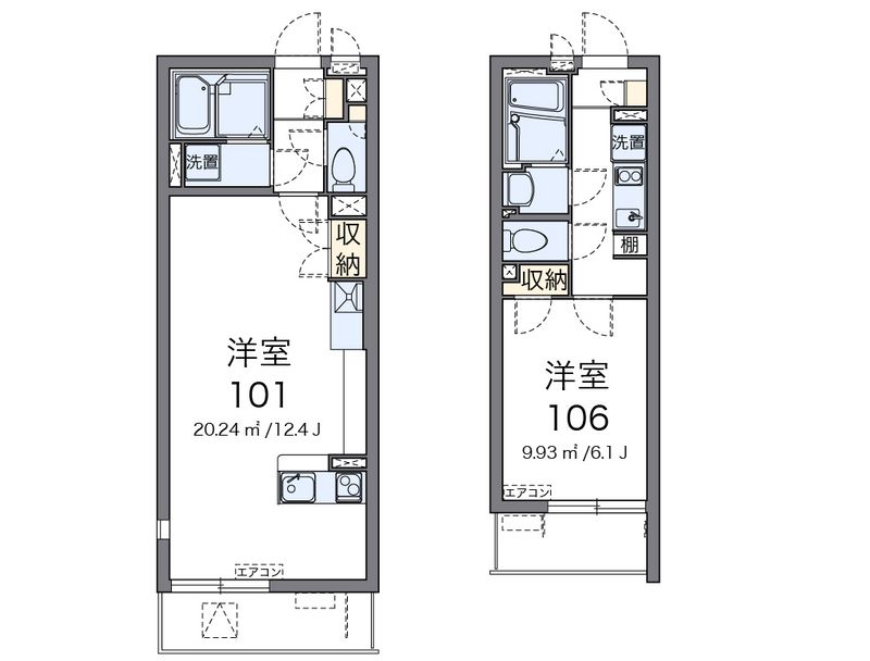 クレイノル　ボヌール白岡 間取図