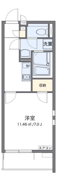 クレイノ北条 間取り図