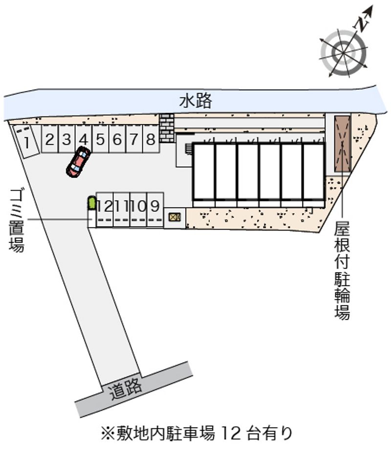 クレイノラ　ヴィ　メルベーユ 駐車場
