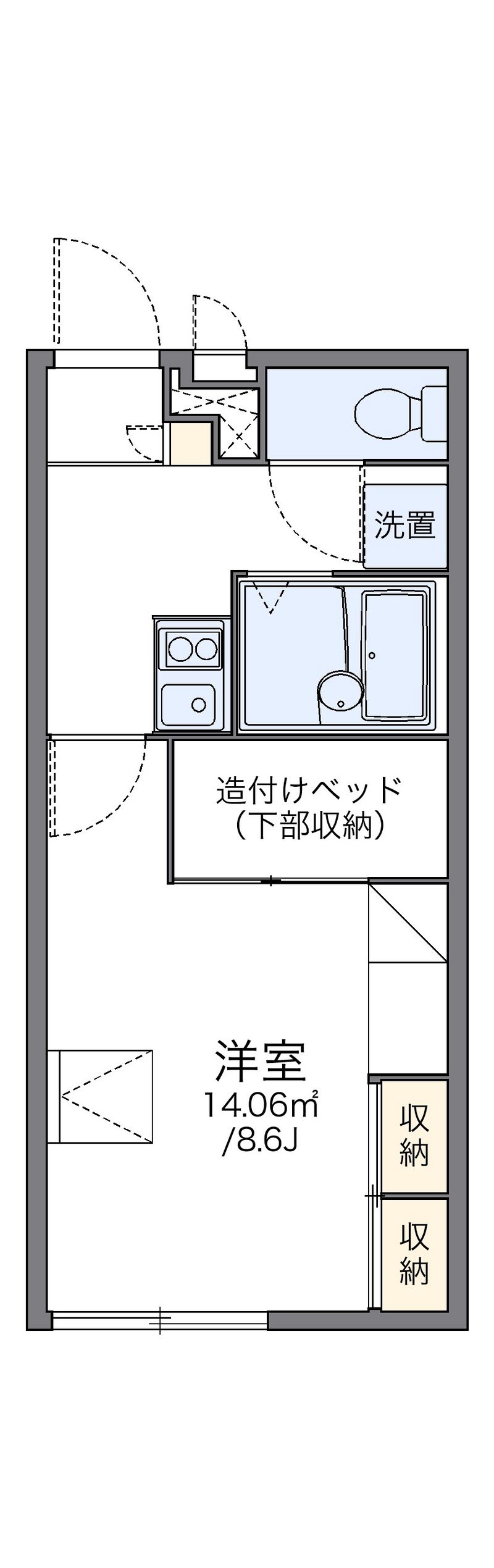レオパレスエクセラン 間取り