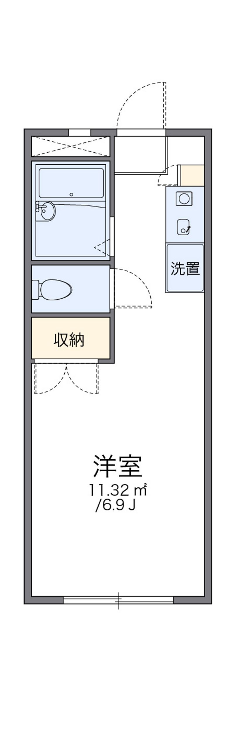 レオパレスＡＮＮＥＸＥＧＡＷＡ 間取図