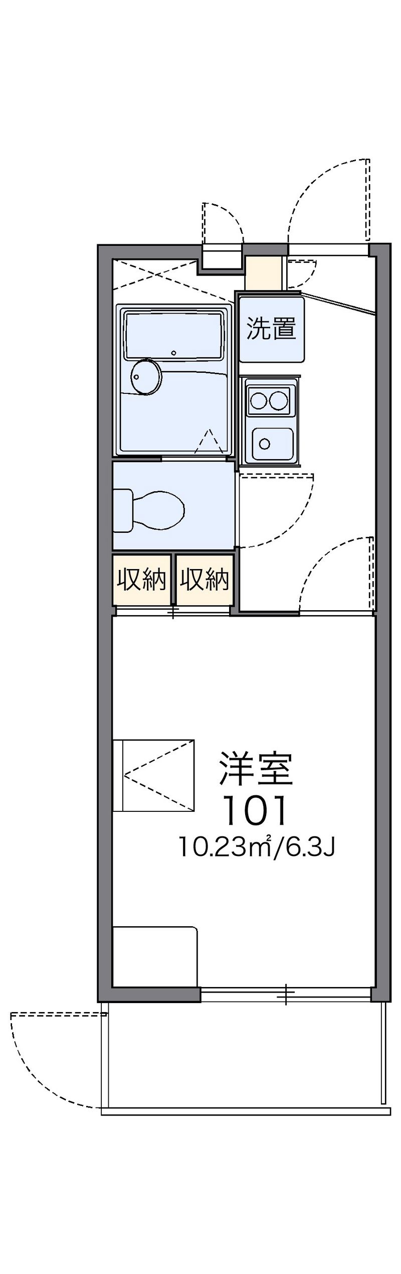 レオパレスグレイスＳＨＩＮＯ 間取図