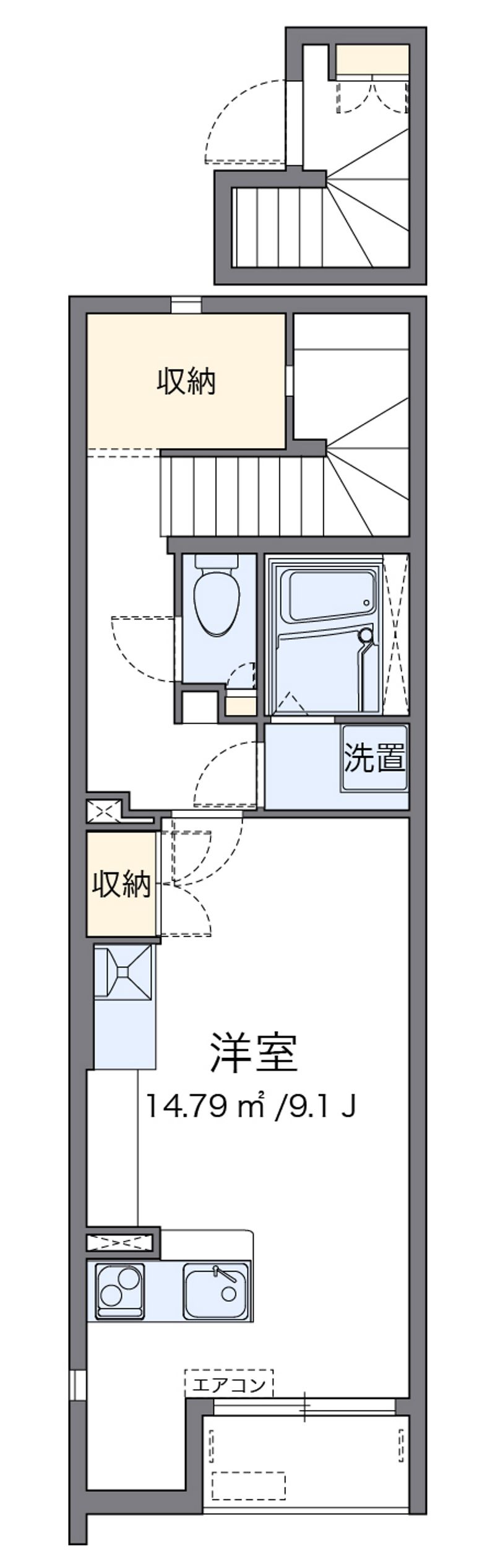 レオネクスト栄町記念公園 間取り