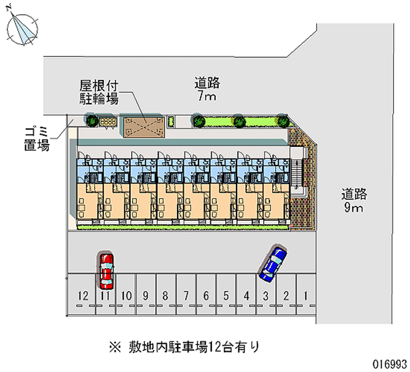 レオパレス玲 月極駐車場