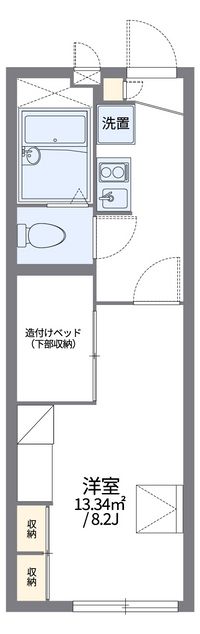 レオパレスコンシェレントＦ 間取り図