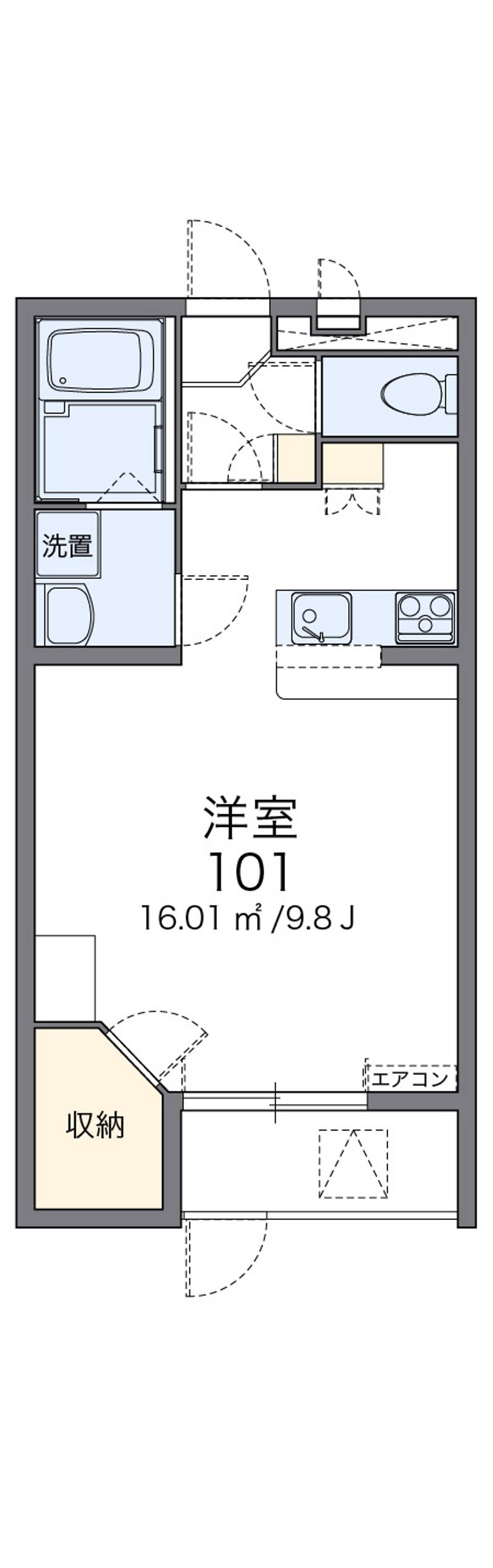 レオパレス美原丹比邸 間取図