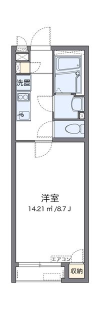 クレイノ高坂 間取り図