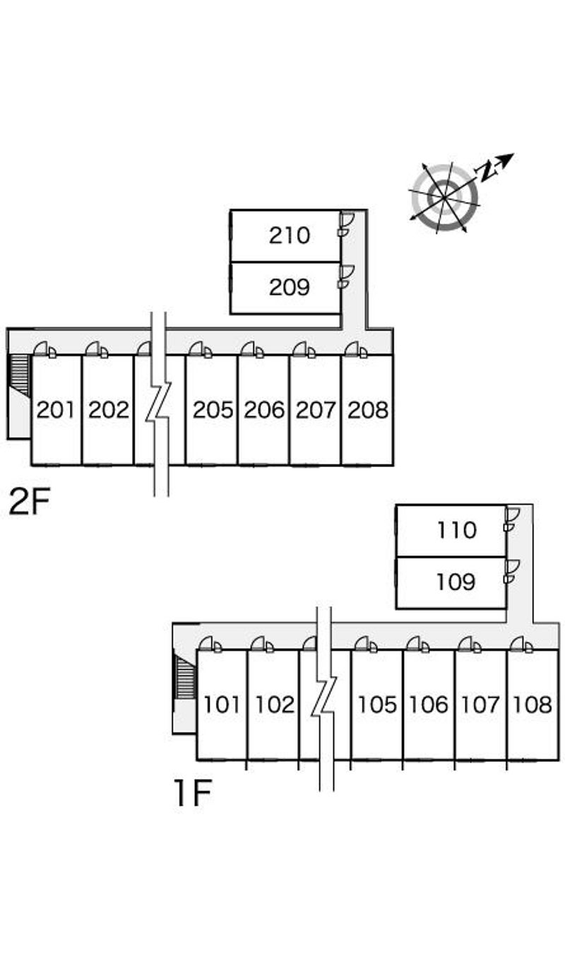 レオパレスソクラテス 間取り配置図