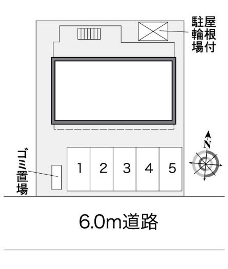 レオパレス橘 駐車場