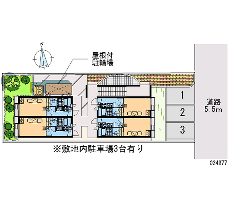 レオパレス元中野 月極駐車場