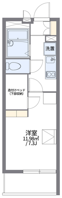 レオパレス豊田壱番館 間取り図