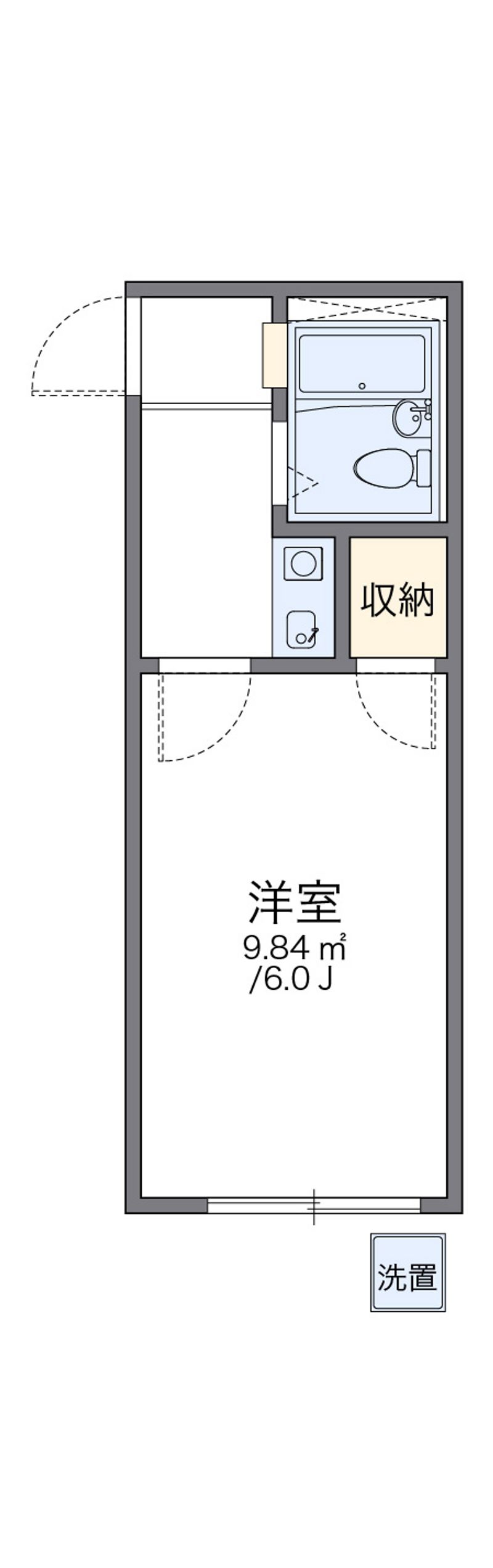 leopalace Sezaki Dai1 Floor plan