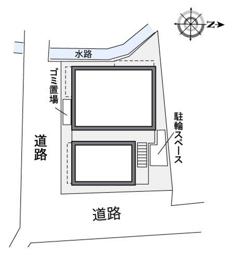 レオパレスＴＷＩＮＫＬＥ 配置図