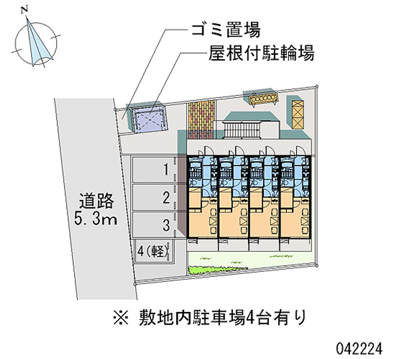 レオパレス連坊 月極駐車場