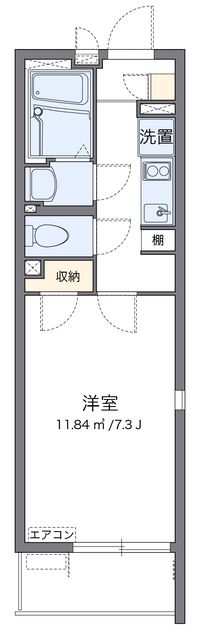 クレイノバローネ安城 間取り図