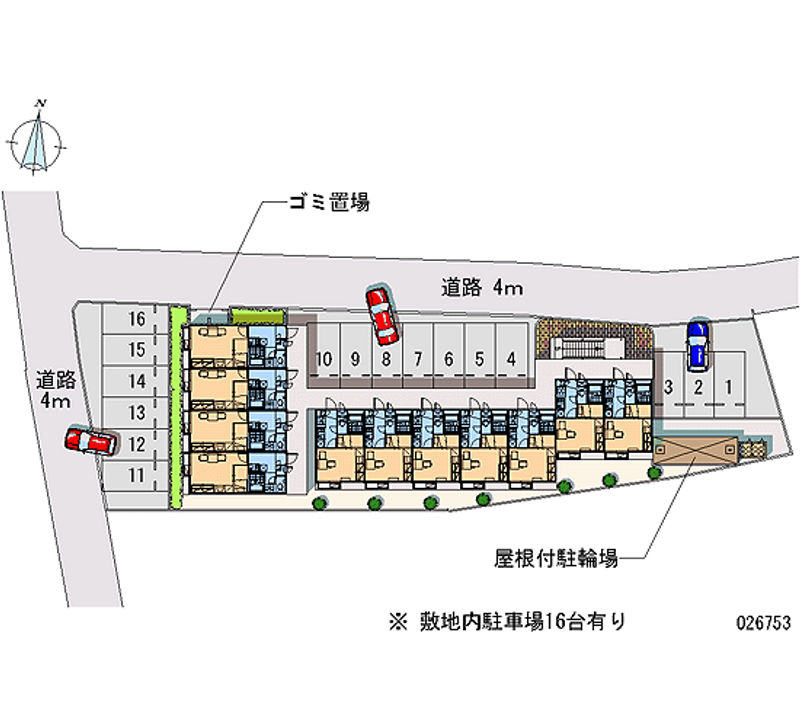 26753 Monthly parking lot