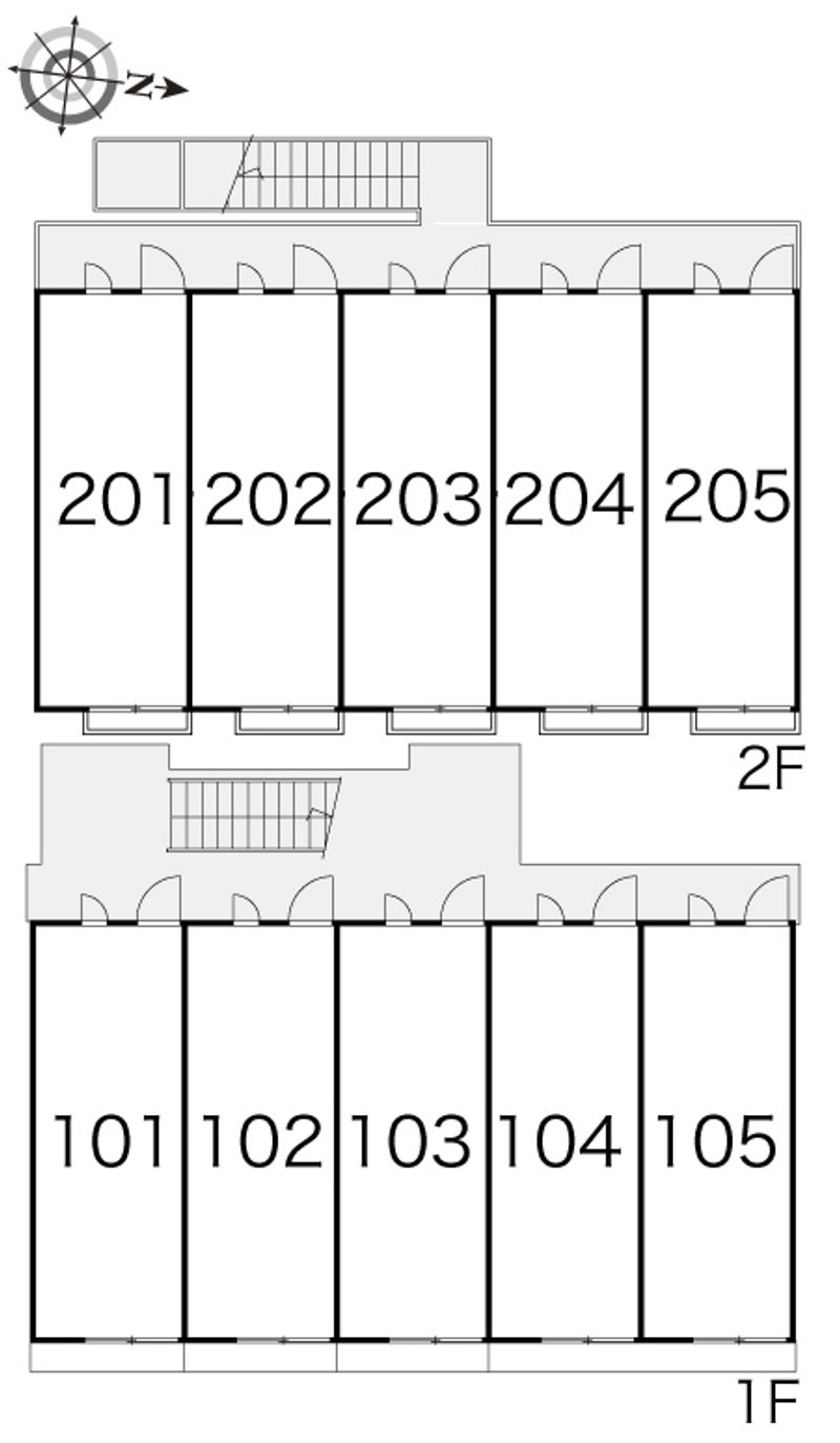 レオパレスコンフォート 間取配置図