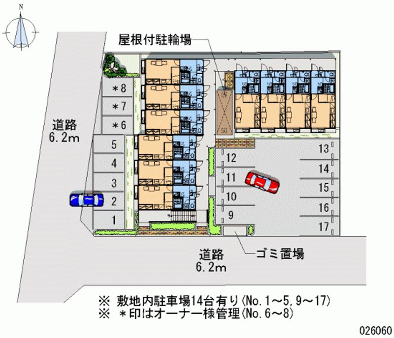 レオパレス神ヶ辻中 月極駐車場