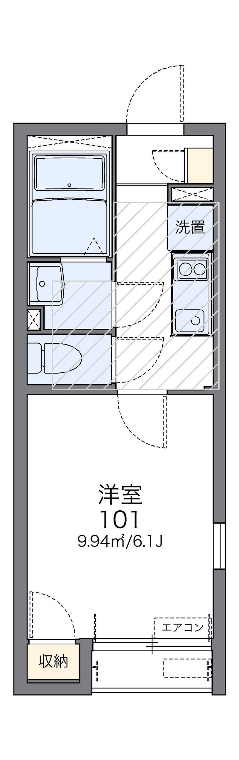 レオネクストヴィフⅡ 間取図