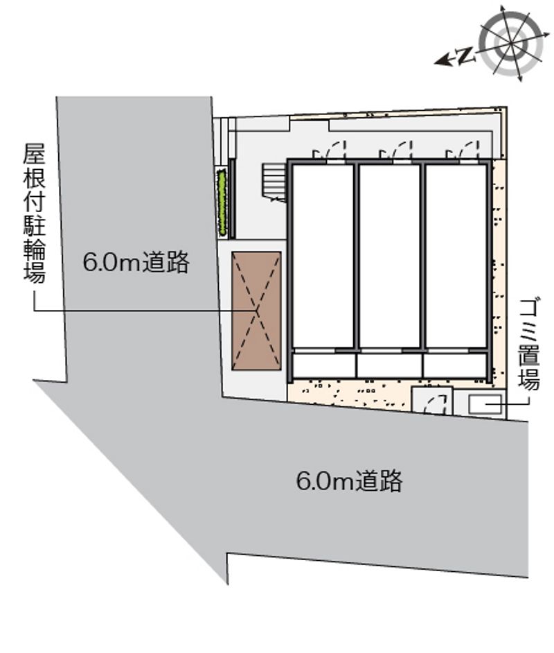 ヴィアロ大田中央レジデンス 配置図