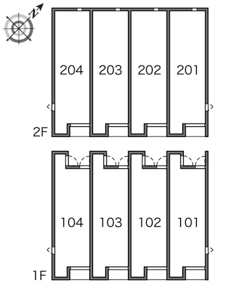 レオネクストバロー 間取配置図