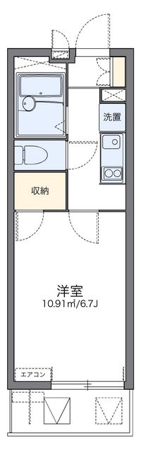 レオパレス浜木綿 間取り図