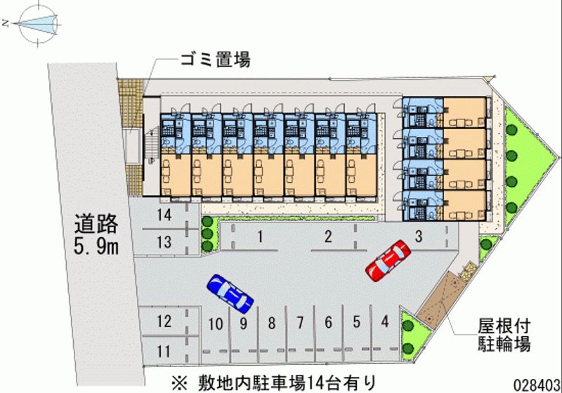 28403月租停車場