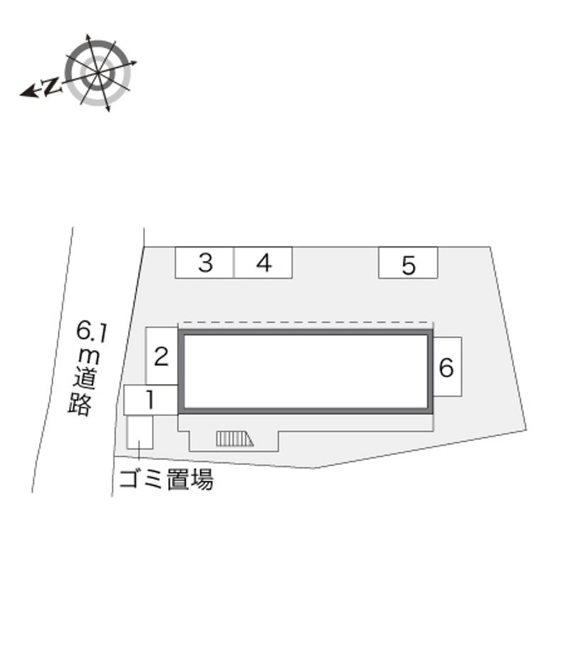 レオパレスフォレ 配置図