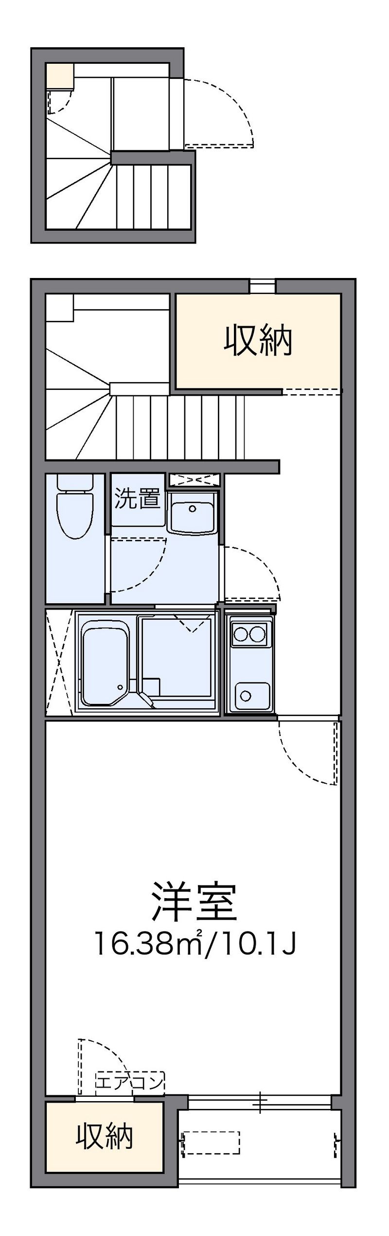 レオネクスト蟹江 間取図