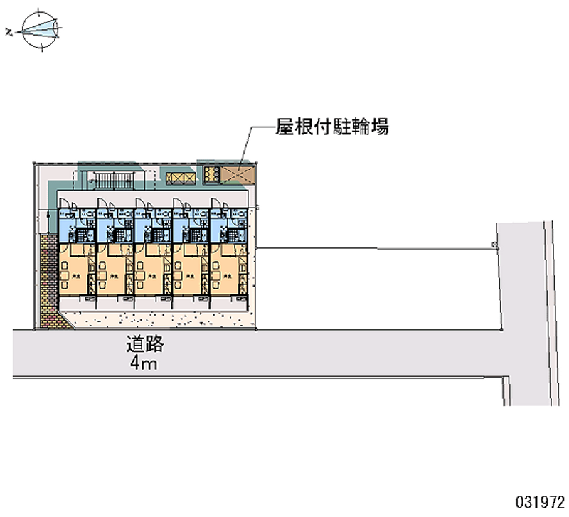 レオパレス伊島町２丁目 区画図