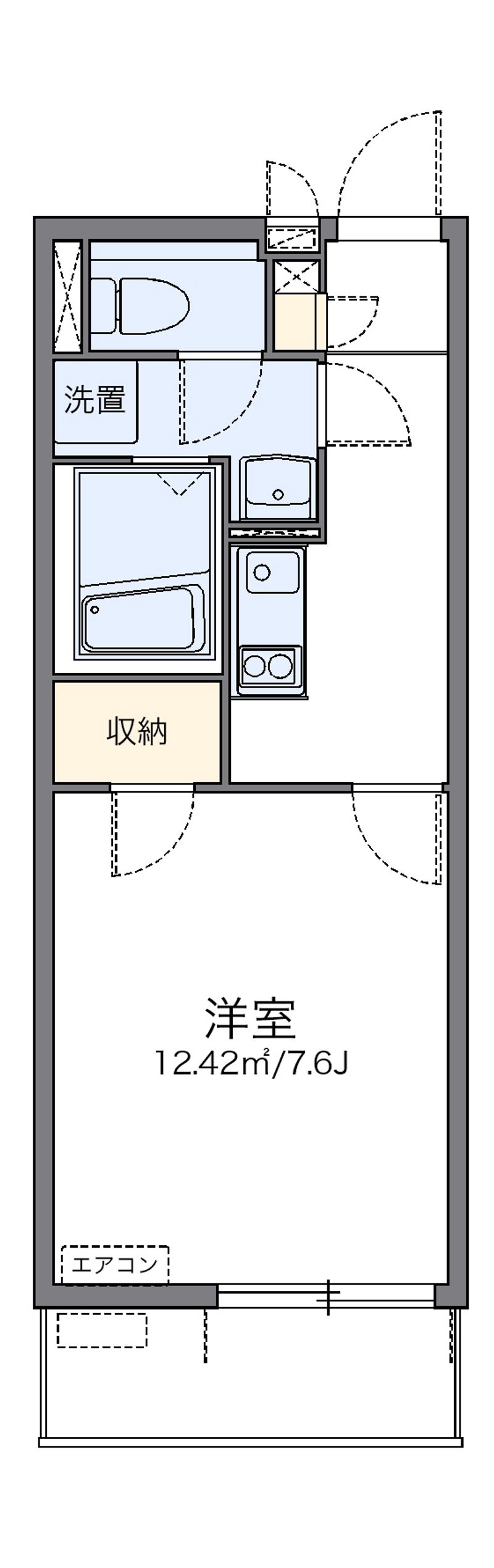 レオネクストアドバンス殿町 間取図