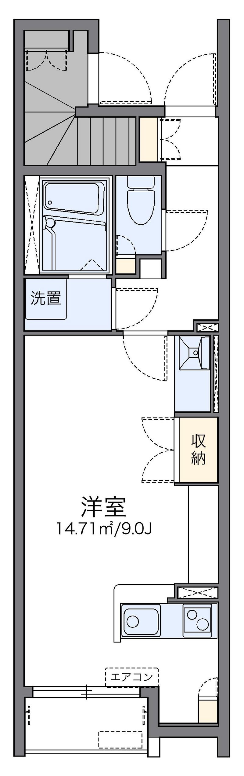 レオネクスト前浜 間取図