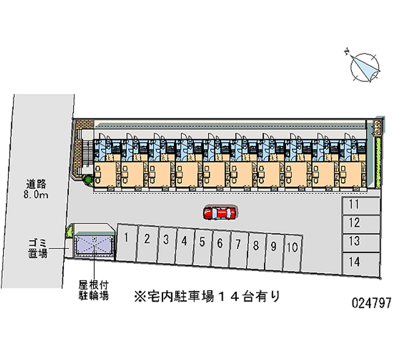 24797 Monthly parking lot