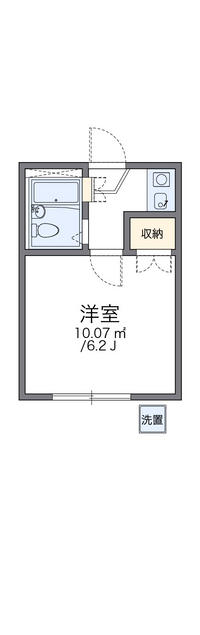 レオパレス土古第２ 間取り図