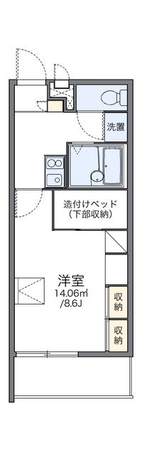 レオパレス池の辺 間取り図