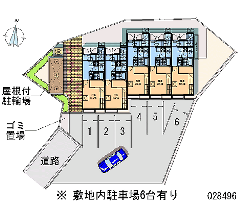 レオパレス地御前 共用部分