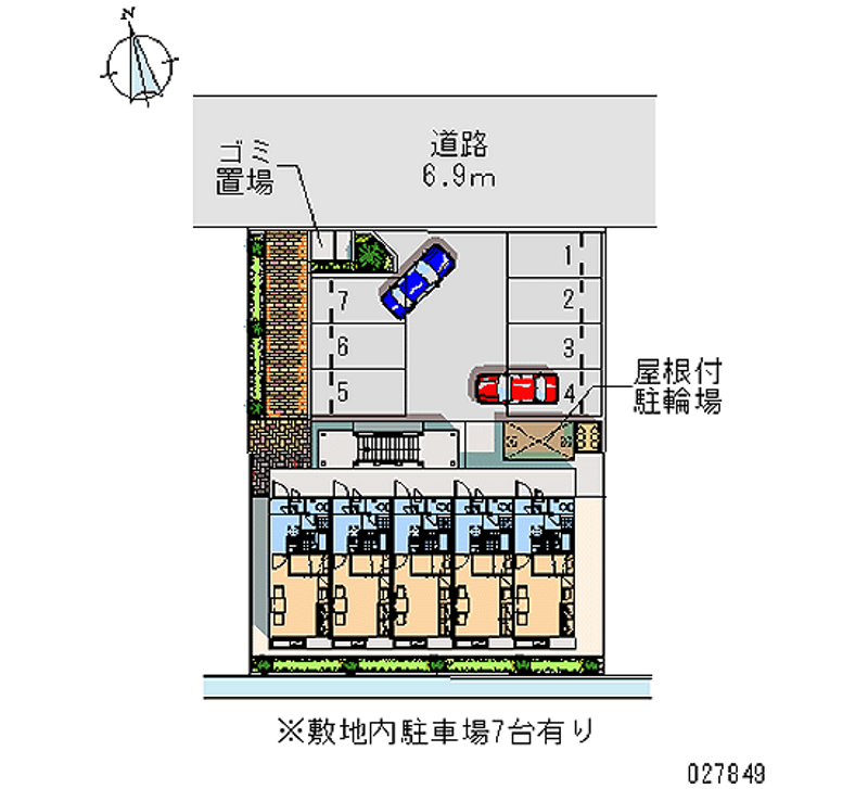 レオパレスＳＥＩＷＡⅡ 月極駐車場