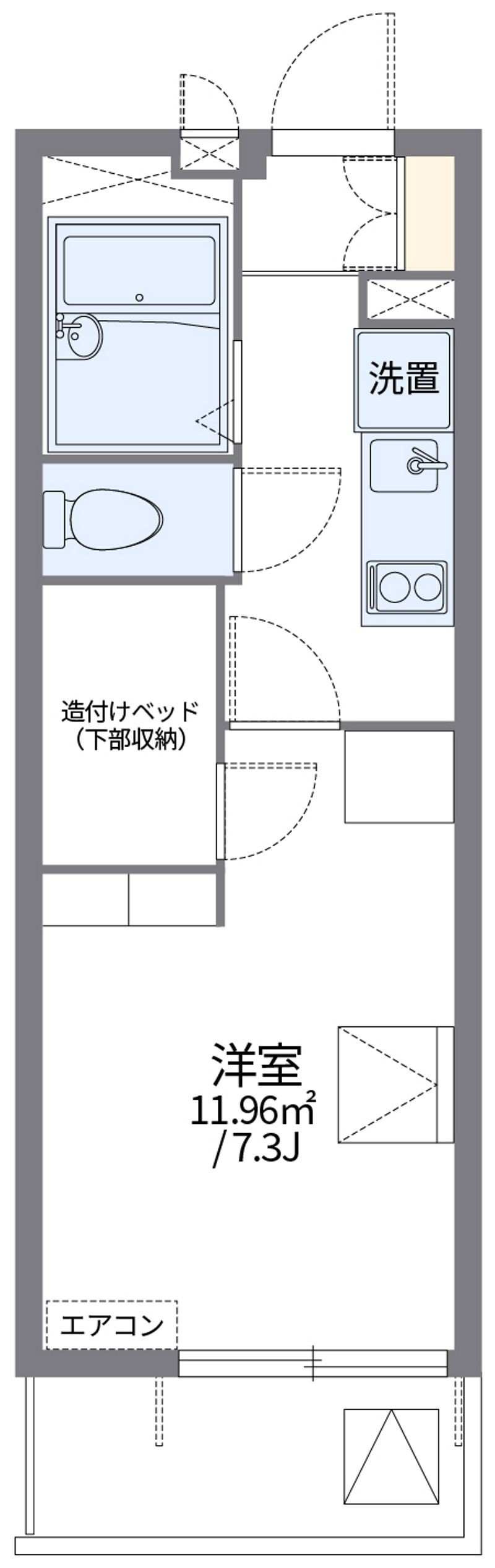 leopalace Chambre Kobayashi Floor plan