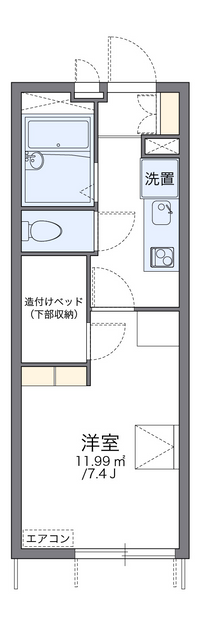 レオパレスタウンコートⅢ 間取り図