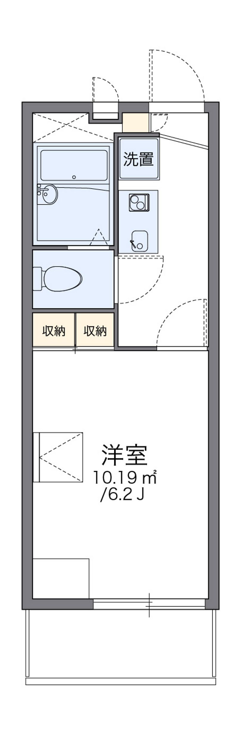 レオパレス甲子園ＣＩＴＹ 間取図