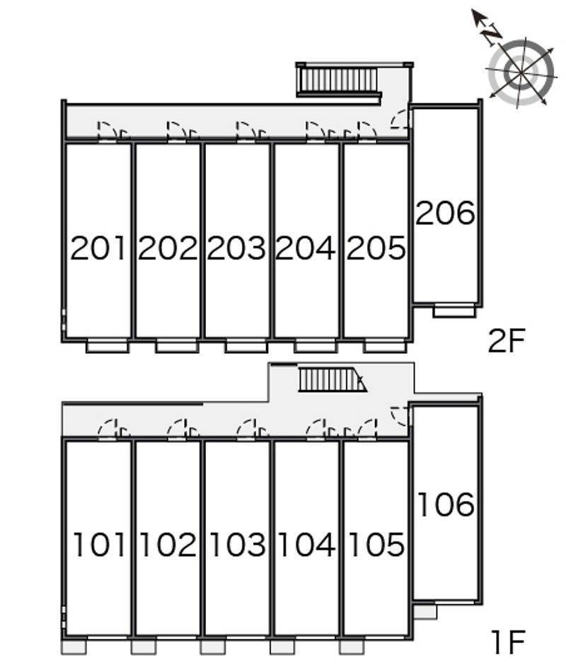 クレイノオトーニョ 間取り配置図