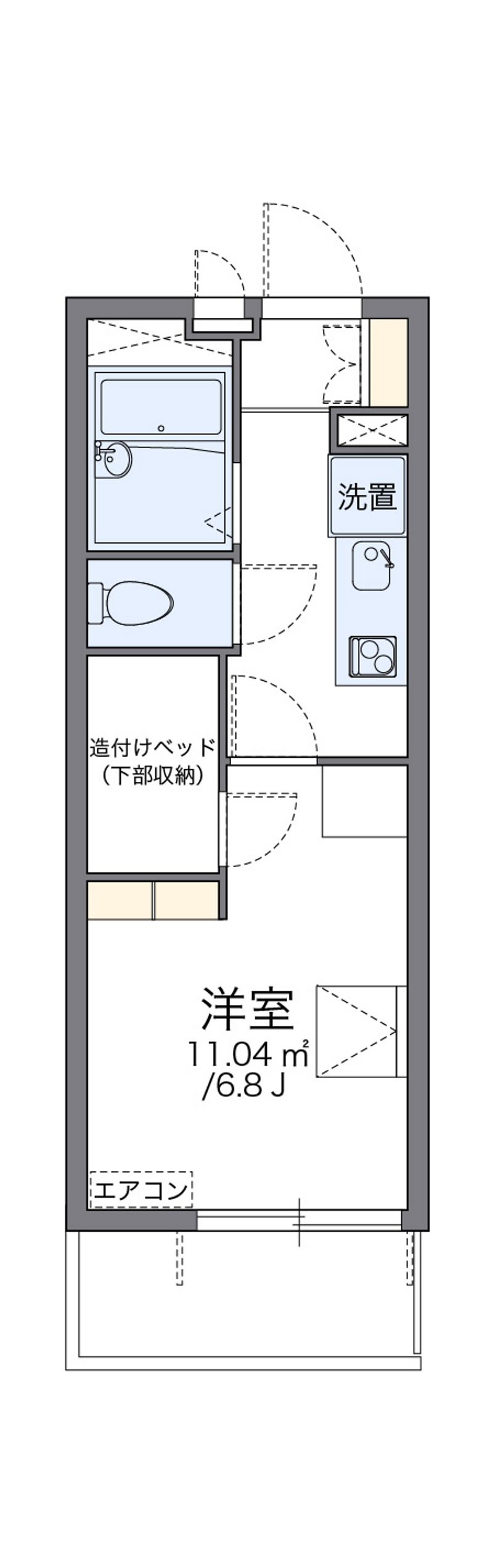 レオパレスメイセイ　Ⅱ 間取図