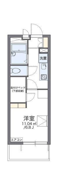 レオパレスメイセイ　Ⅱ 間取り図