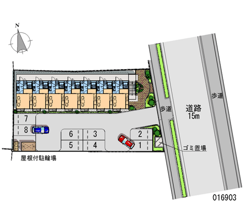 レオパレスＫＯＢＡ 月極駐車場